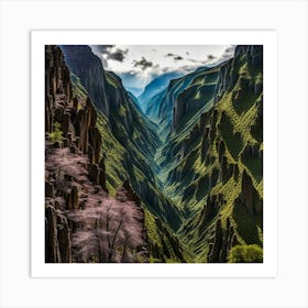 Canyons Of Chile Art Print