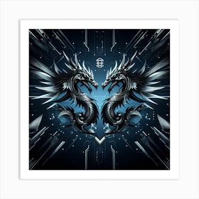 Dragon Design 6 Art Print