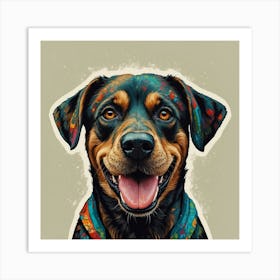 Rottweiler 1 Art Print