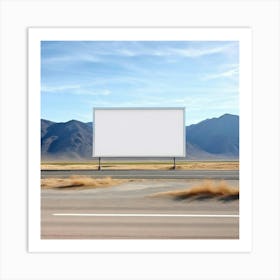 Blank Billboard 12 Art Print