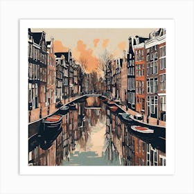 Amsterdam Canal 3 Art Print