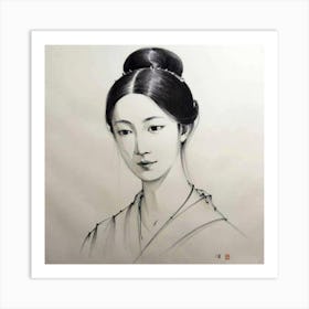 Chinese Woman 2 Art Print