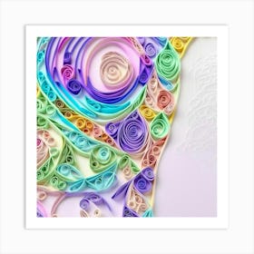 Quilling Art 1 Art Print