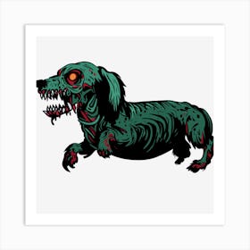 Zombie Dog Art Print