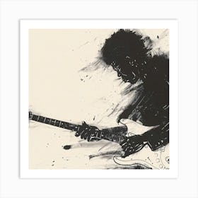 Jimi Hendrix 1 Art Print