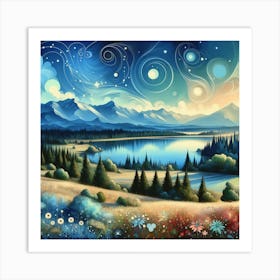 Harmonie Naturelle Art Print