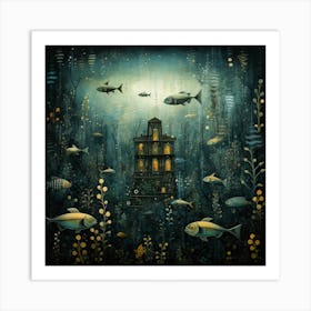 Underwater Life 1 Art Print