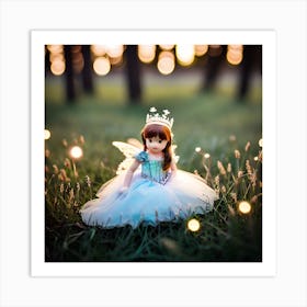 Fairy In The Grass Art Print