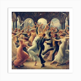 Ballroom Dance 1 Art Print