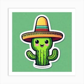 Cute Cactus 5 Art Print