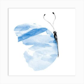 Blue Butterfly 1 Art Print