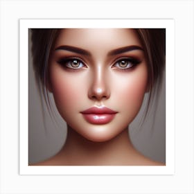 Beautiful Woman Art Print