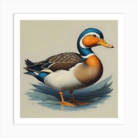 Mallard Duck Art Print