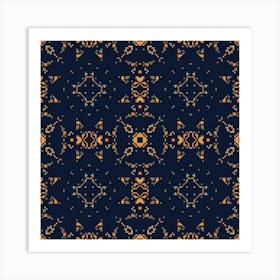 Abstract geometric pattern 4 Art Print