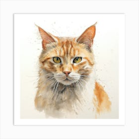 Chartruex Cat Portrait 2 Art Print