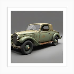 Old model car3 Art Print