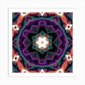 Psychedelic Mandala 68 Art Print