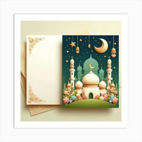 Muslim Greeting Card 3 Art Print