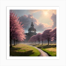 Cherry Blossoms Art Print