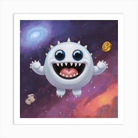 Monster In Space Art Print