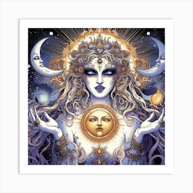 Goddess Of The Sun Art Print