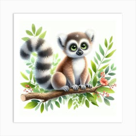 Lemur 4 Art Print