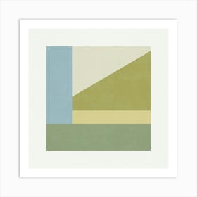 Minimalist Abstract Geometries - Vb02 Art Print