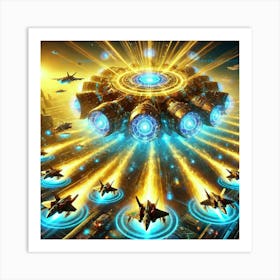 A Vivid Depiction Of The Energy Surge Boost Abilit Art Print