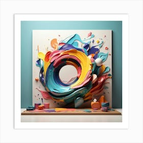 Abstract Painting 2 Art Print