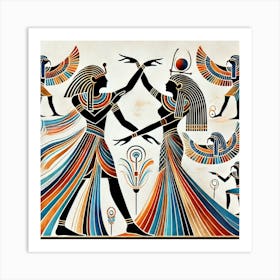 Egyptian Dance 3 Art Print