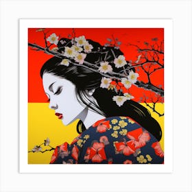 Geisha 2 Art Print