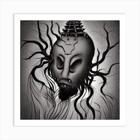 Octopus Head Art Print