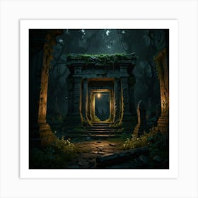 Dark Forest 104 Art Print