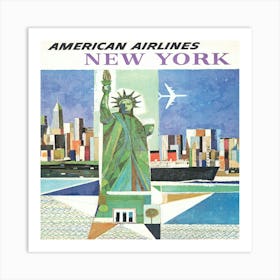 American Airlines New York Art Print