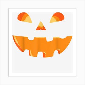 Halloween Pumpkin Smile Pumpkins Scary Zombie Jack O Lantern Art Print