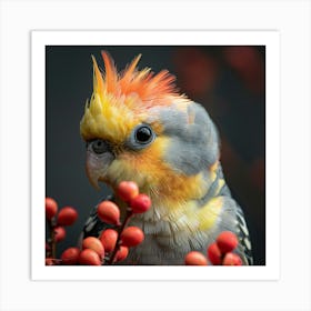 Cockatiel Art Print