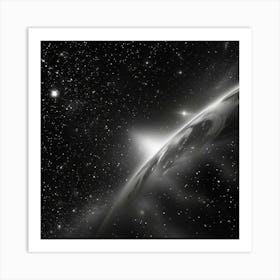 Black Hole In Space 1 Art Print