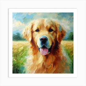 Golden Retriever Art Print