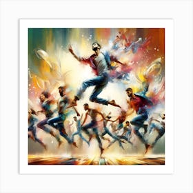 Dancers 1 Art Print