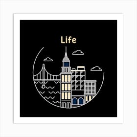 Life In San Francisco Art Print