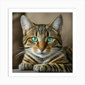 Bengal Cat Art Print