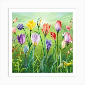 Tulips Art Print