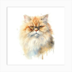 Persian Cat Portrait Art Print