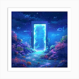 Door To The Ocean Art Print