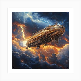 Zeppelin Art Art Print