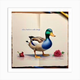 Duck Is A Duck 1 Art Print