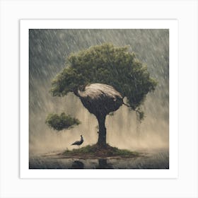 Bird In A Tree Art Print