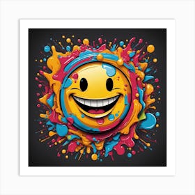 Smiley Face 7 Art Print