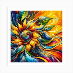 Abstract Painting 44 Art Print