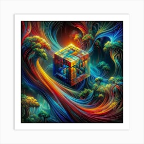 Metatron Cube Art Print